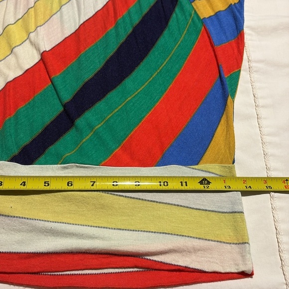Lipstick Colorful Banded Top With Stripes. Small - Picture 8 of 9